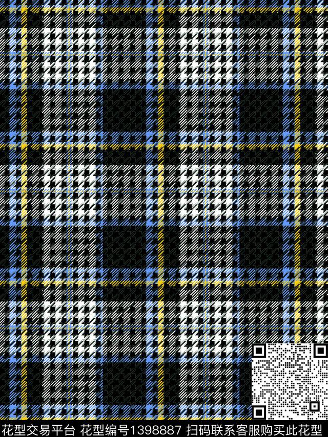 趋势华亿平台丝巾定位花千鸟格传统印花华亿平台下载（图片编号: 1398887） - 瓦栏（Walan）