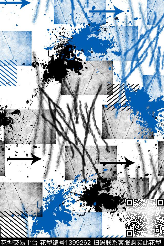 抽象男装家居服户外传统印花华亿平台下载（图片编号: 1399262） - 瓦栏（Walan）