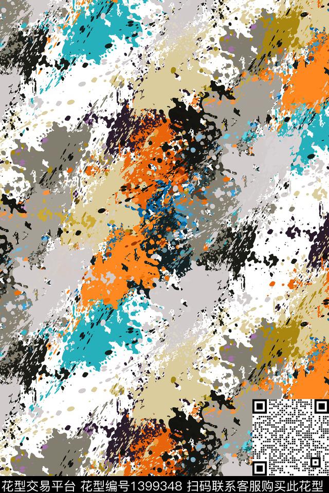 抽象男装家居服户外传统印花华亿平台下载（图片编号: 1399348） - 瓦栏（Walan）