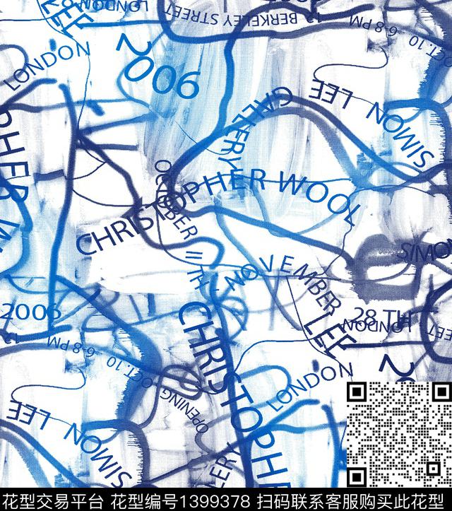 渐变地图字母数码印花华亿平台下载（图片编号: 1399378） - 瓦栏（Walan）