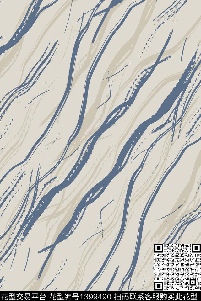 线条年轻女性抽象传统印花华亿平台下载（图片编号: 1399490） - 瓦栏（Walan）