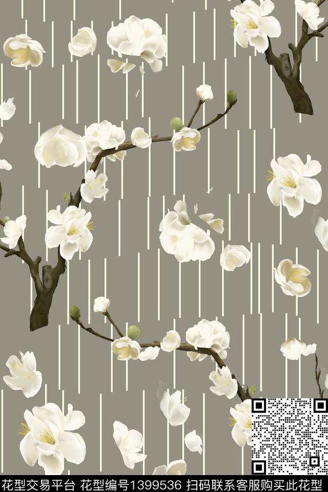 趋势华亿平台数码华亿平台花卉数码印花华亿平台下载（图片编号: 1399536） - 瓦栏（Walan）