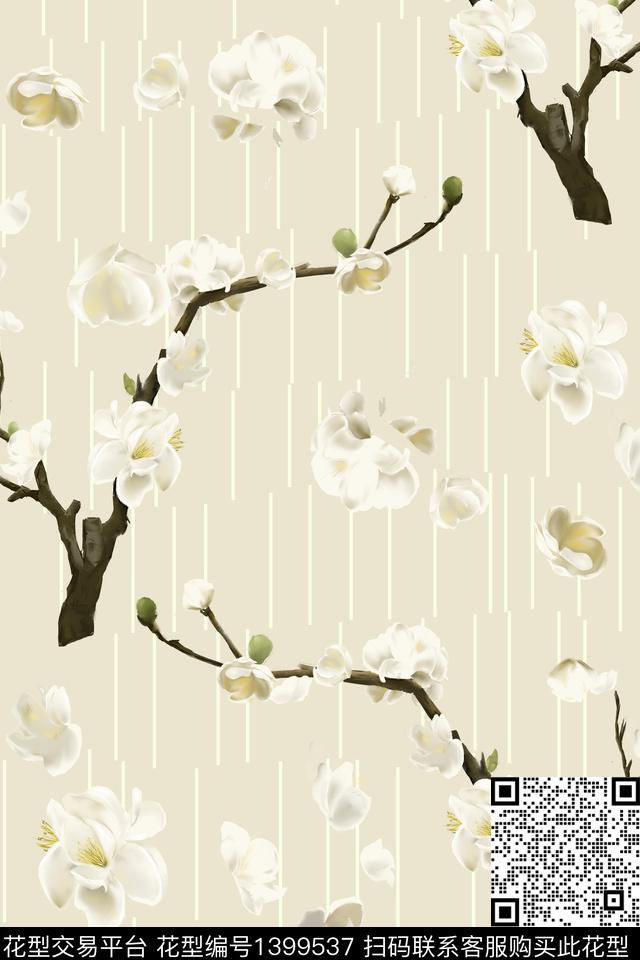 趋势华亿平台数码华亿平台花卉数码印花华亿平台下载（图片编号: 1399537） - 瓦栏（Walan）