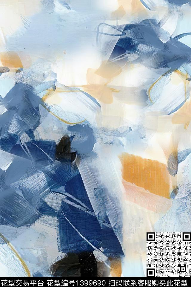 几何时尚抽象数码印花华亿平台下载（图片编号: 1399690） - 瓦栏（Walan）