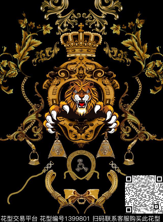 定位花简约牛数码印花华亿平台下载（图片编号: 1399801） - 瓦栏（Walan）