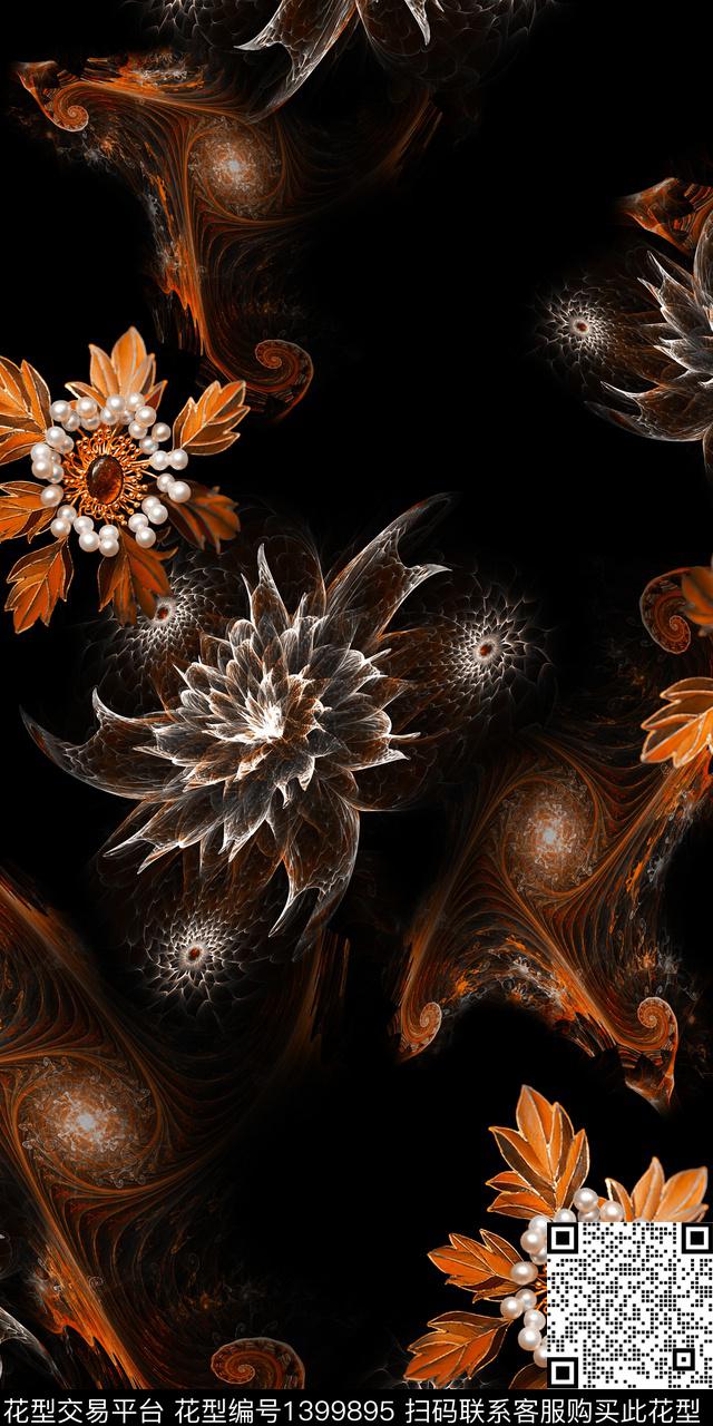 几何民族风雕印华亿平台数码印花华亿平台下载（图片编号: 1399895） - 瓦栏（Walan）