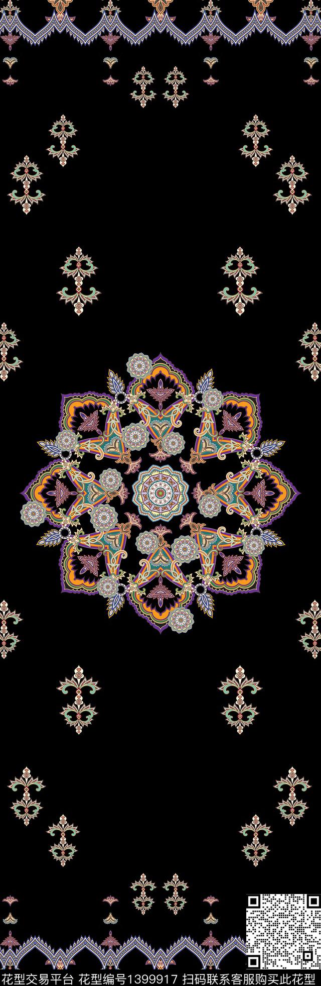 几何民族风雕印华亿平台数码印花华亿平台下载（图片编号: 1399917） - 瓦栏（Walan）