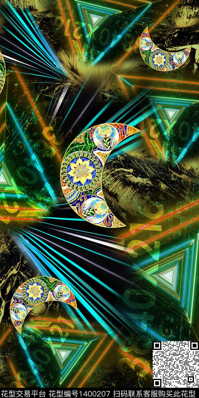 抽象花卉花卉雕印华亿平台数码印花华亿平台下载（图片编号: 1400207） - 瓦栏（Walan）