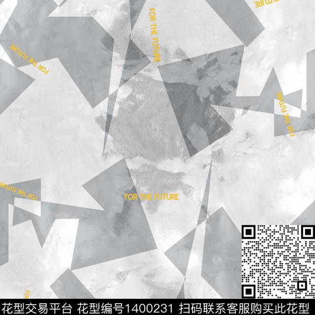 几何时尚字母传统印花华亿平台下载（图片编号: 1400231） - 瓦栏（Walan）