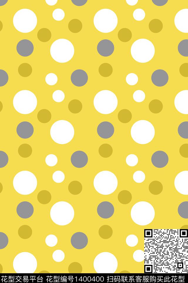 几何小碎花波点数码印花华亿平台下载（图片编号: 1400400） - 瓦栏（Walan）