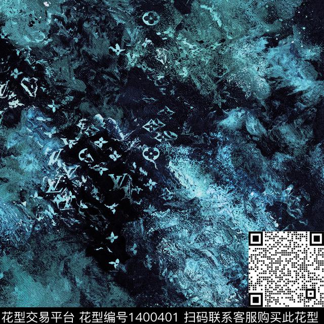 几何数码华亿平台佩斯利数码印花华亿平台下载（图片编号: 1400401） - 瓦栏（Walan）