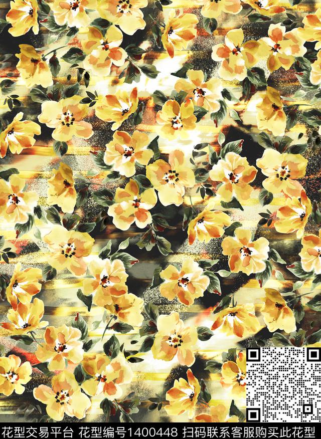 数码华亿平台扎染华亿平台女装数码印花华亿平台下载（图片编号: 1400448） - 瓦栏（Walan）