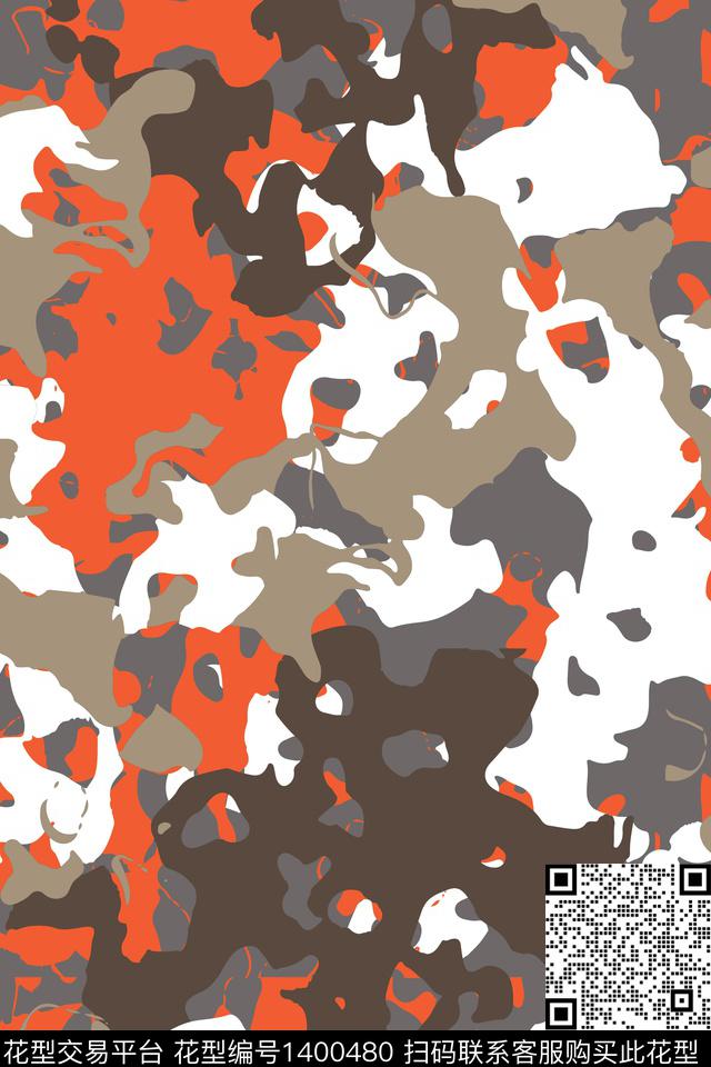 大牌风男装满版花撞色传统印花华亿平台下载（图片编号: 1400480） - 瓦栏（Walan）