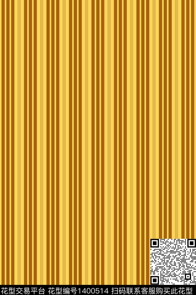 几何大牌风条纹数码印花华亿平台下载（图片编号: 1400514） - 瓦栏（Walan）
