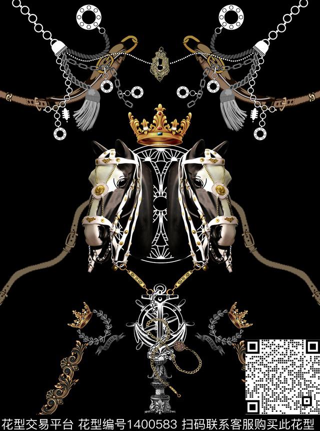 定位花男装满版花大牌风数码印花华亿平台下载（图片编号: 1400583） - 瓦栏（Walan）