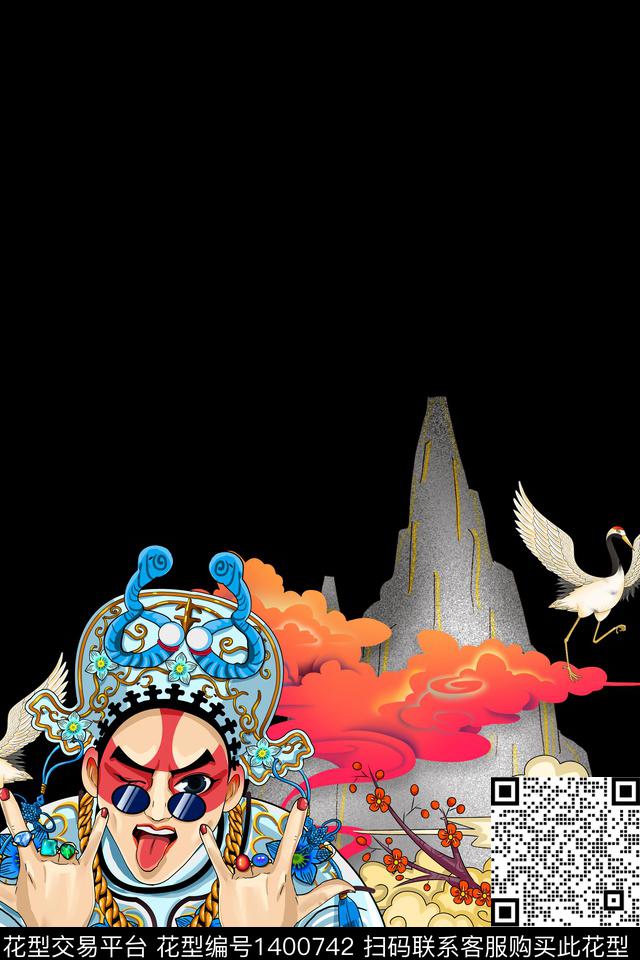 女装定位花数码华亿平台人物数码印花华亿平台下载（图片编号: 1400742） - 瓦栏（Walan）