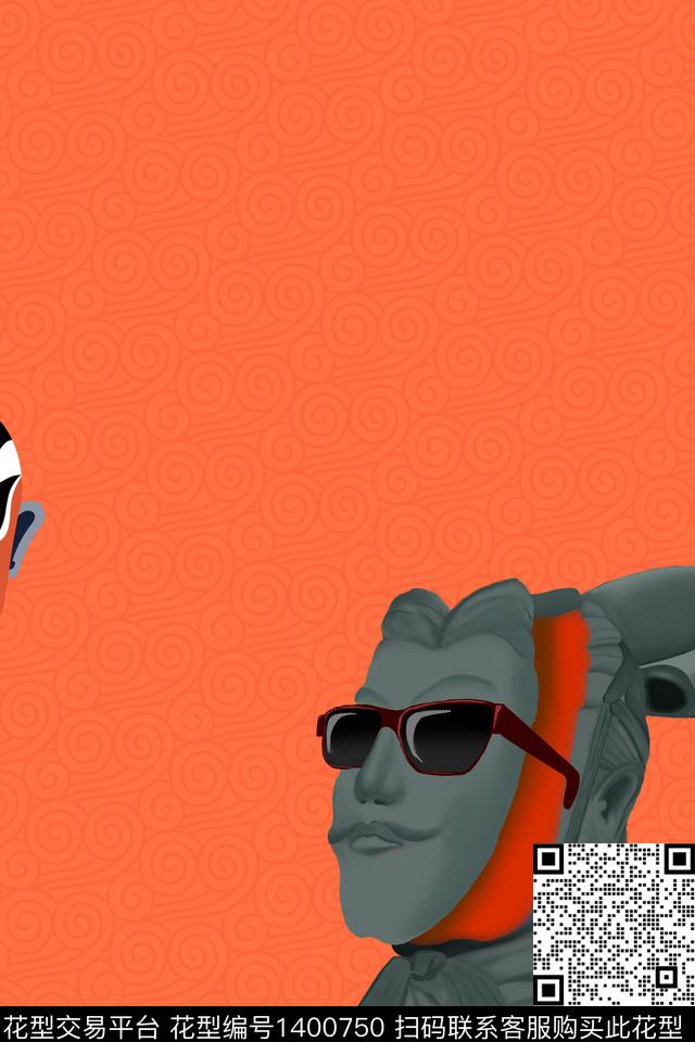 女装定位花数码华亿平台人物数码印花华亿平台下载（图片编号: 1400750） - 瓦栏（Walan）