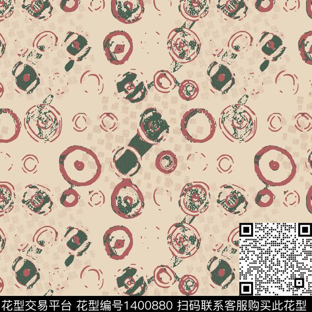 童装时尚几何传统印花华亿平台下载（图片编号: 1400880） - 瓦栏（Walan）