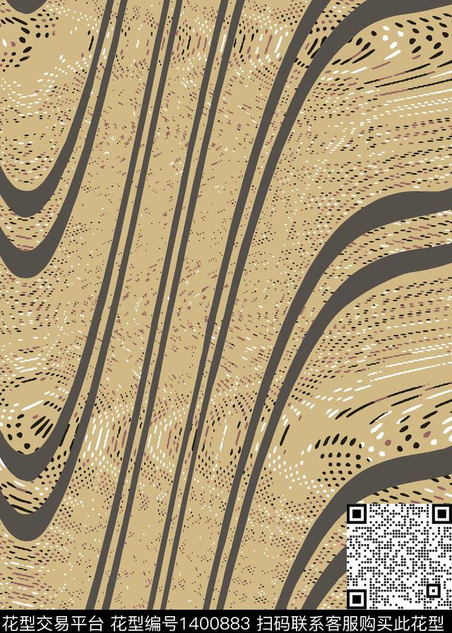 时尚简约线条传统印花华亿平台下载（图片编号: 1400883） - 瓦栏（Walan）