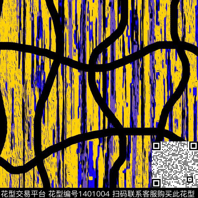 几何格子抽象数码印花华亿平台下载（图片编号: 1401004） - 瓦栏（Walan）