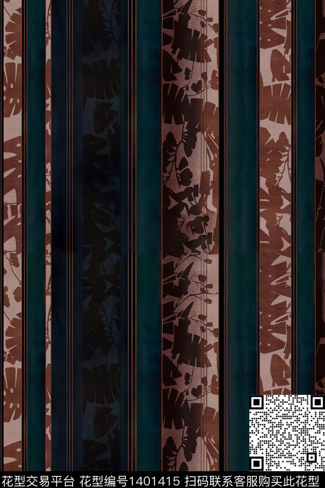 大牌风抽象休闲数码印花华亿平台下载（图片编号: 1401415） - 瓦栏（Walan）