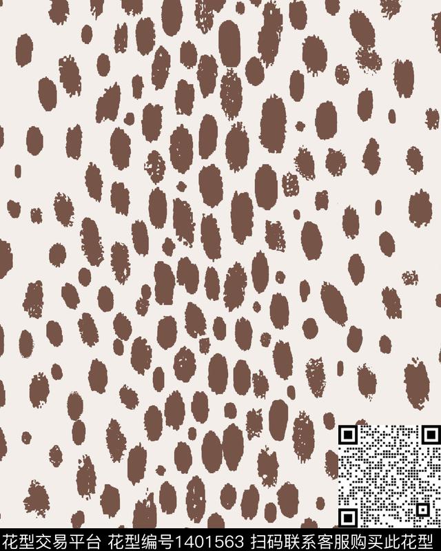 几何动物纹波点传统印花华亿平台下载（图片编号: 1401563） - 瓦栏（Walan）