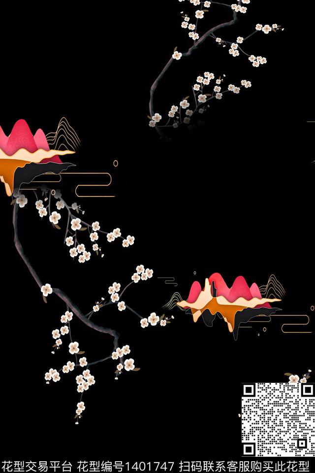 数码华亿平台女装旗袍数码印花华亿平台下载（图片编号: 1401747） - 瓦栏（Walan）