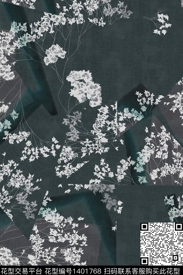 大牌风抽象休闲数码印花华亿平台下载（图片编号: 1401768） - 瓦栏（Walan）