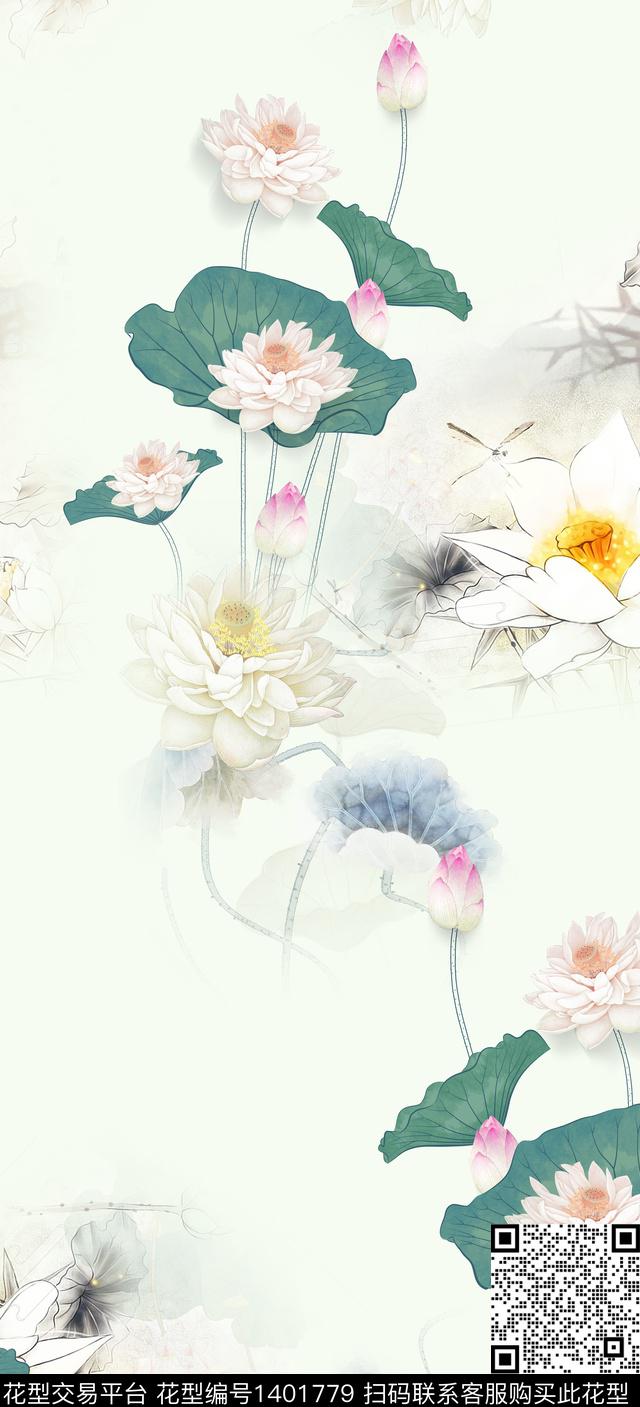 数码华亿平台女装旗袍数码印花华亿平台下载（图片编号: 1401779） - 瓦栏（Walan）