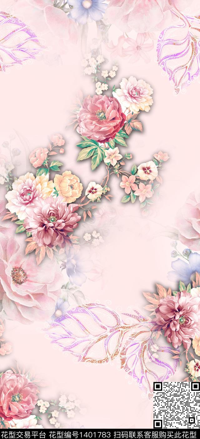 数码华亿平台女装旗袍数码印花华亿平台下载（图片编号: 1401783） - 瓦栏（Walan）