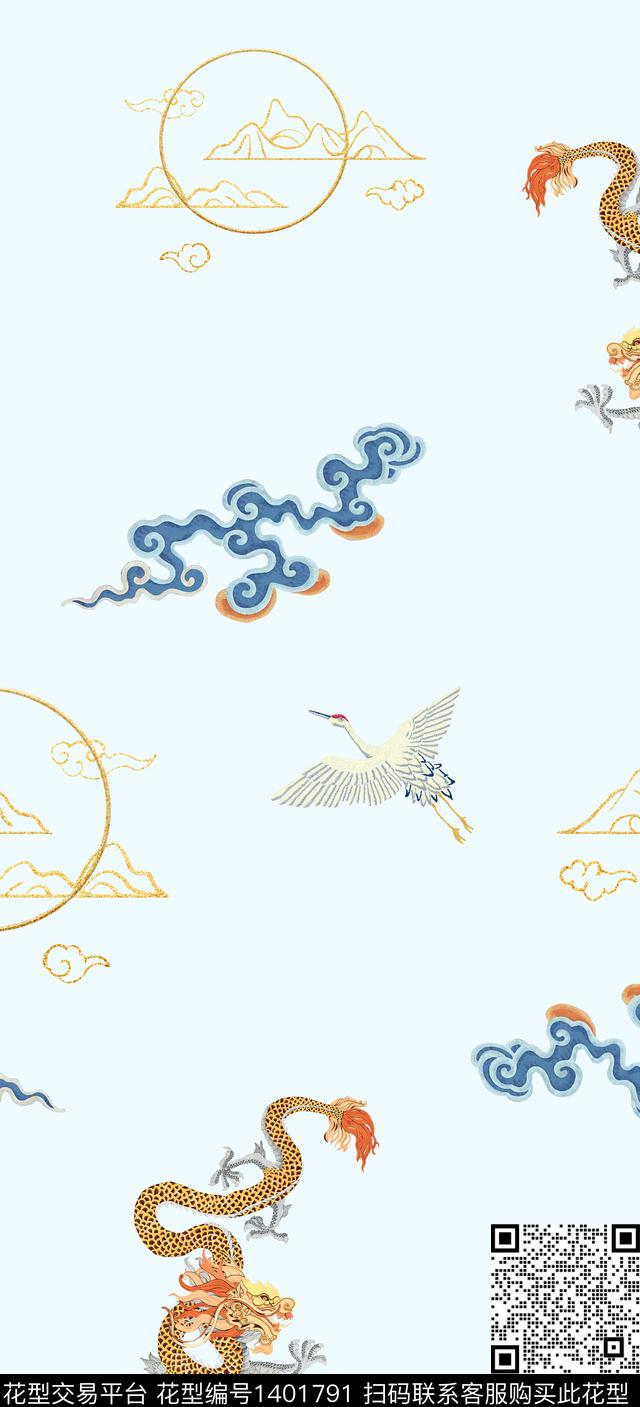 数码华亿平台女装旗袍数码印花华亿平台下载（图片编号: 1401791） - 瓦栏（Walan）