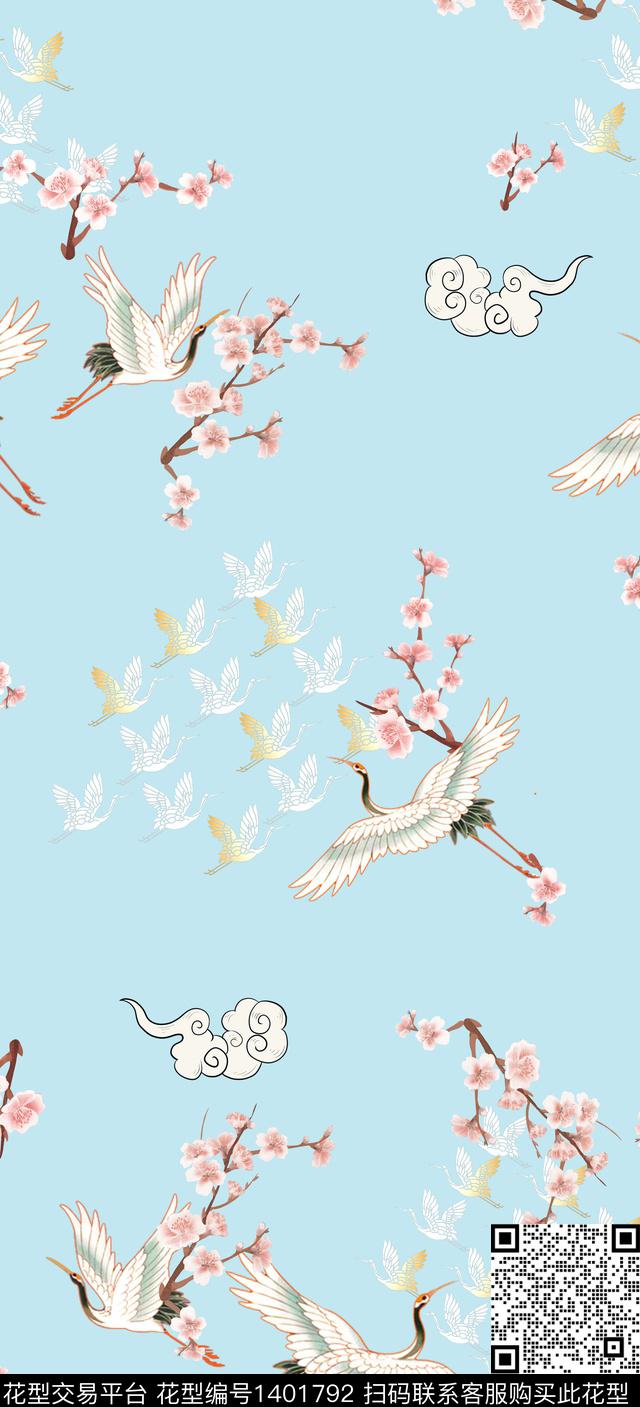 数码华亿平台女装旗袍数码印花华亿平台下载（图片编号: 1401792） - 瓦栏（Walan）