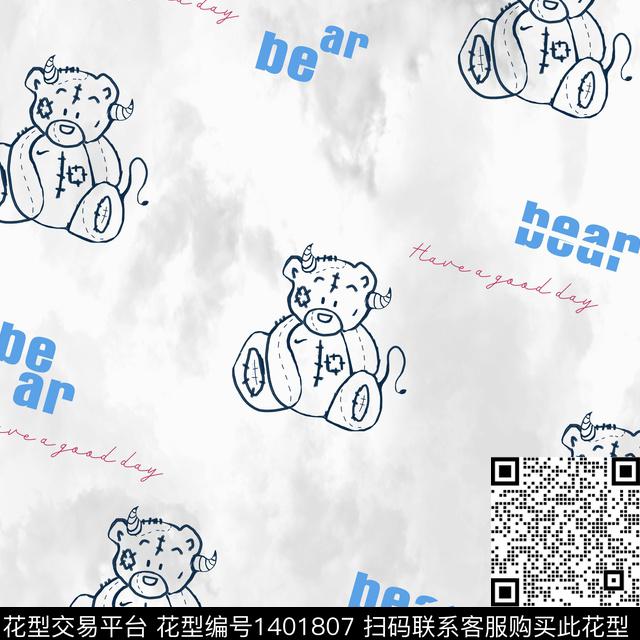 时尚男装卡通传统印花华亿平台下载（图片编号: 1401807） - 瓦栏（Walan）