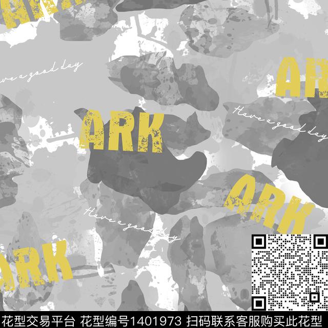 字母男装大牌风传统印花华亿平台下载（图片编号: 1401973） - 瓦栏（Walan）