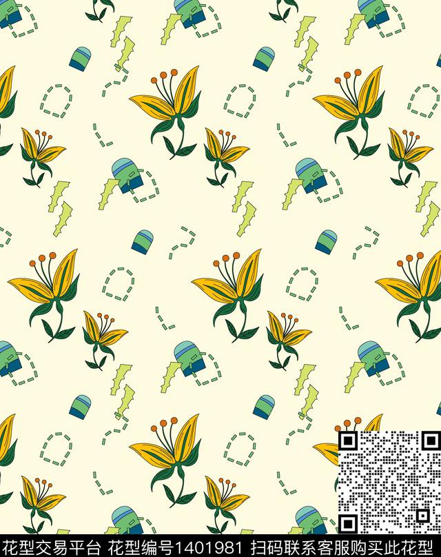 连衣裙女装休闲数码印花华亿平台下载（图片编号: 1401981） - 瓦栏（Walan）