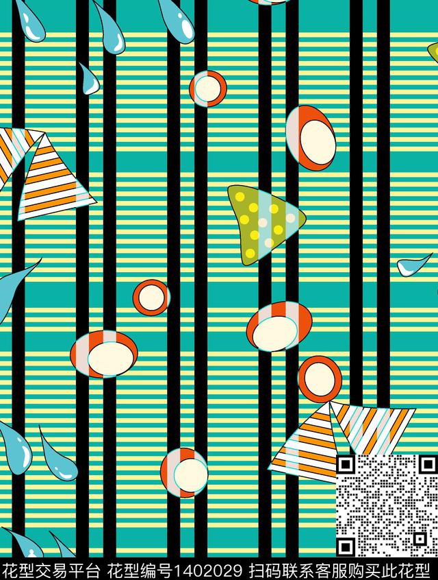 连衣裙女装休闲数码印花华亿平台下载（图片编号: 1402029） - 瓦栏（Walan）