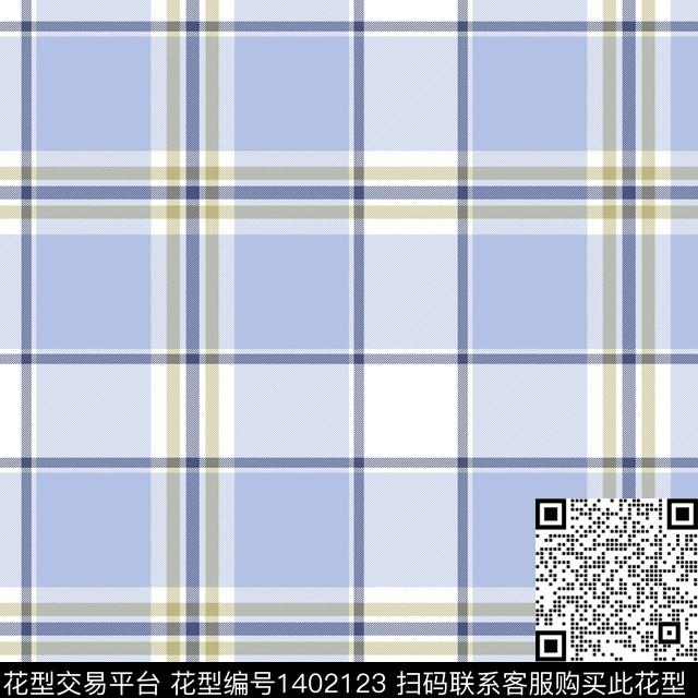 时尚简约格子传统印花华亿平台下载（图片编号: 1402123） - 瓦栏（Walan）