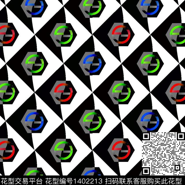 简约商务大牌风数码印花华亿平台下载（图片编号: 1402213） - 瓦栏（Walan）