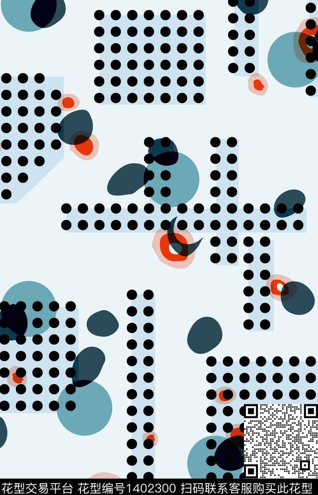 连衣裙女装休闲数码印花华亿平台下载（图片编号: 1402300） - 瓦栏（Walan）