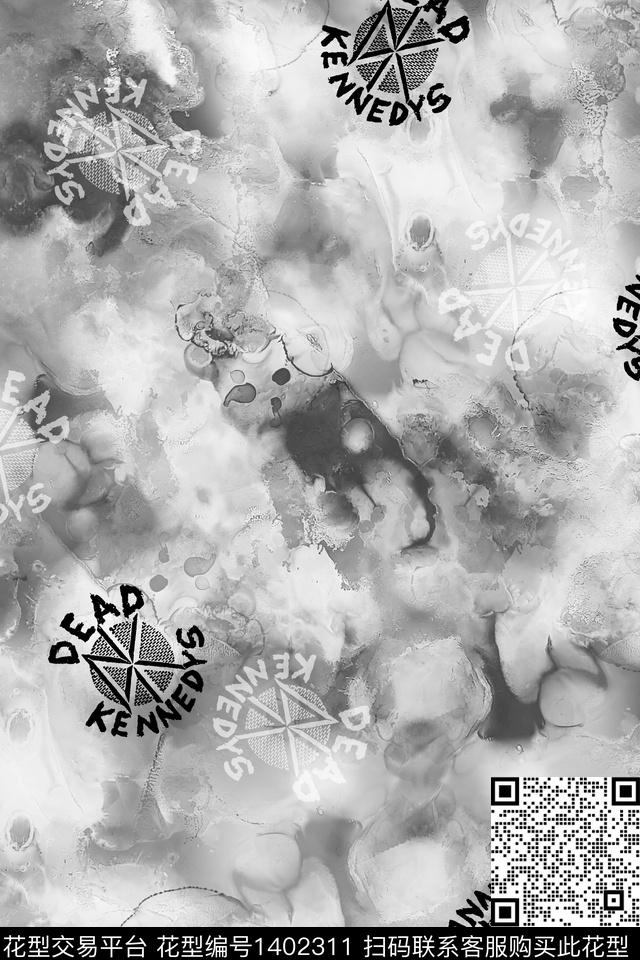 几何扎染华亿平台男装数码印花华亿平台下载（图片编号: 1402311） - 瓦栏（Walan）