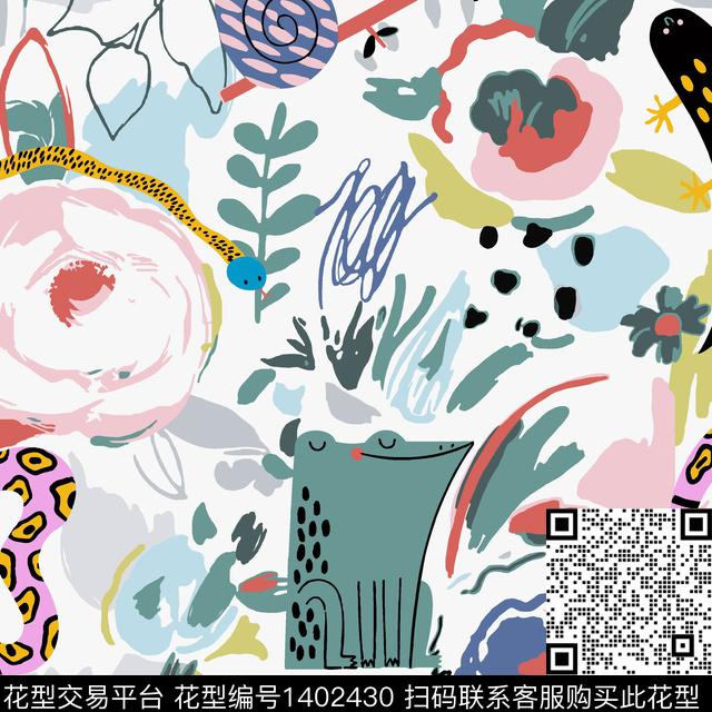 童装时尚几何传统印花华亿平台下载（图片编号: 1402430） - 瓦栏（Walan）