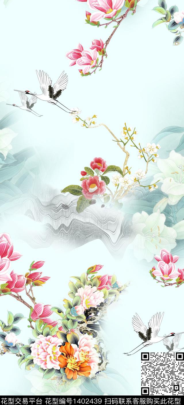 数码华亿平台女装旗袍数码印花华亿平台下载（图片编号: 1402439） - 瓦栏（Walan）