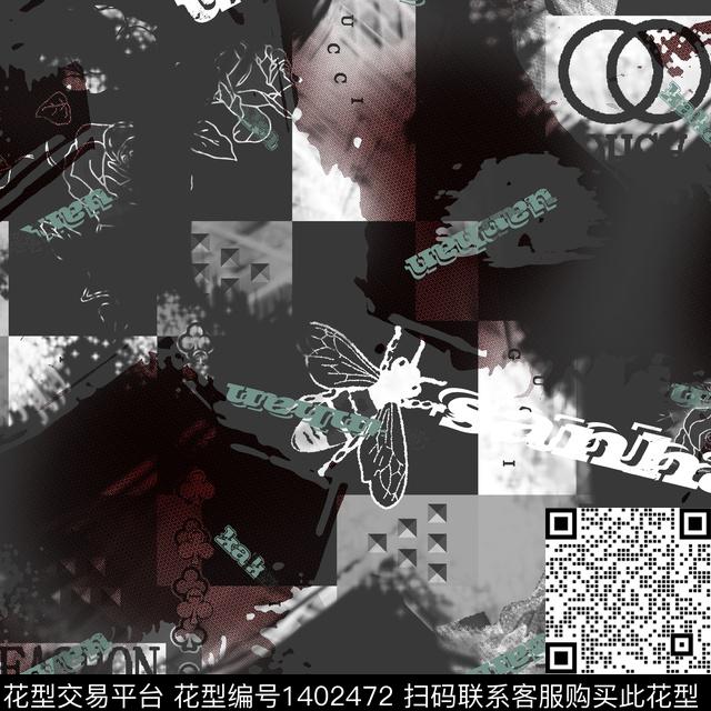 几何男装满版花大牌风传统印花华亿平台下载（图片编号: 1402472） - 瓦栏（Walan）