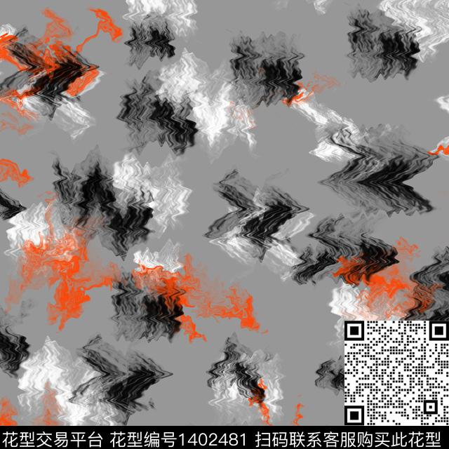 几何男装满版花大牌风传统印花华亿平台下载（图片编号: 1402481） - 瓦栏（Walan）