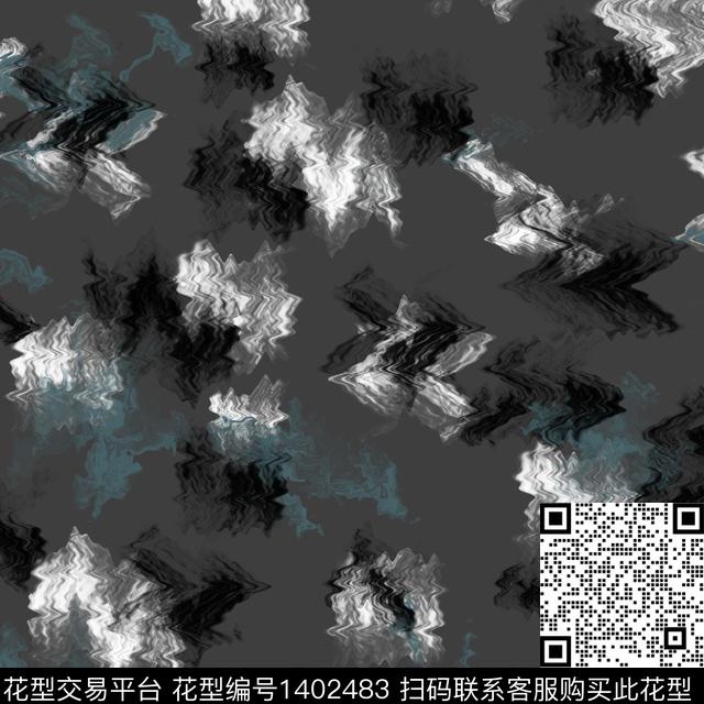 几何男装满版花大牌风传统印花华亿平台下载（图片编号: 1402483） - 瓦栏（Walan）