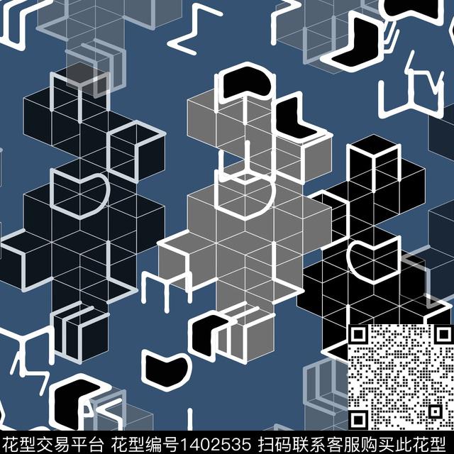 字母格子大牌风传统印花华亿平台下载（图片编号: 1402535） - 瓦栏（Walan）