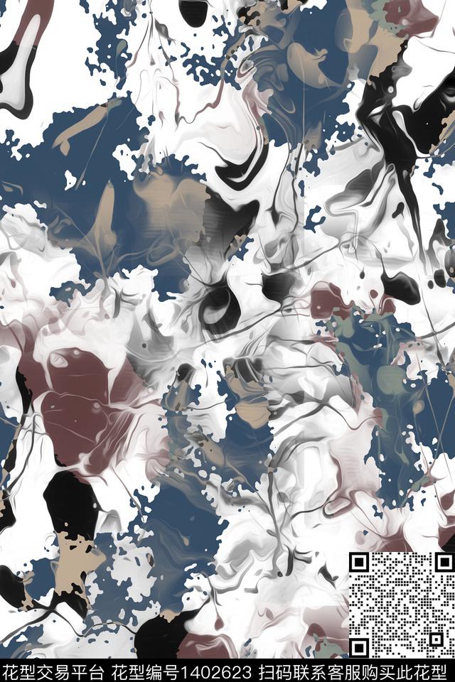 几何男装满版花字母传统印花华亿平台下载（图片编号: 1402623） - 瓦栏（Walan）