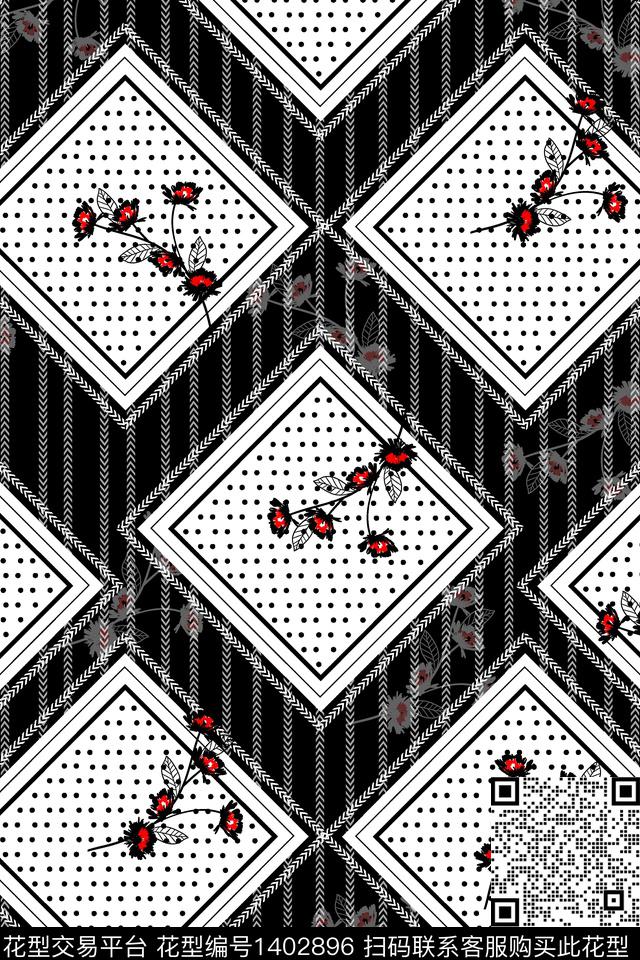 几何民族风大牌风传统印花华亿平台下载（图片编号: 1402896） - 瓦栏（Walan）