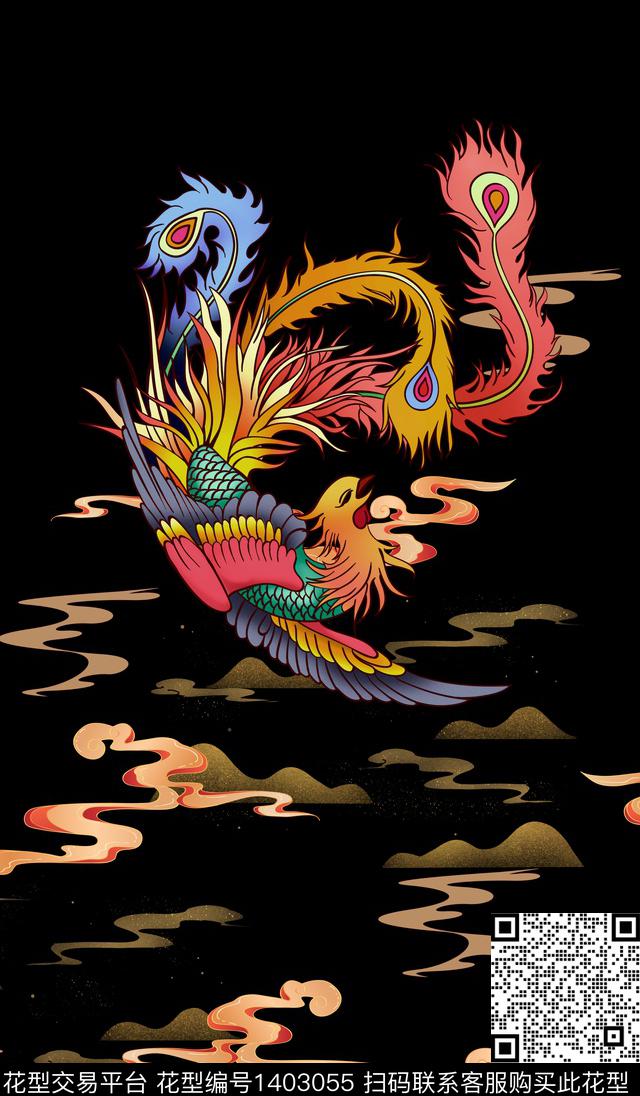 连衣裙中国风GUCCI传统印花华亿平台下载（图片编号: 1403055） - 瓦栏（Walan）