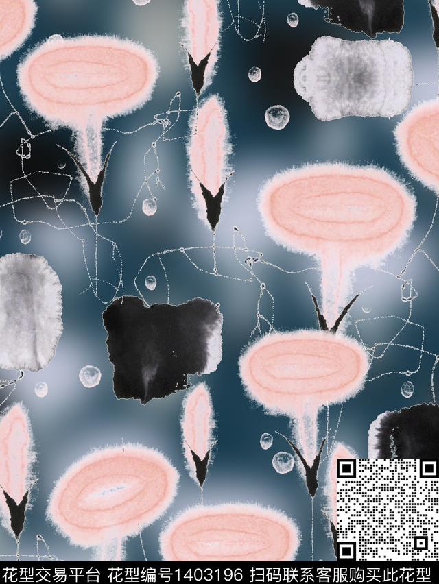 几何简约时尚数码印花华亿平台下载（图片编号: 1403196） - 瓦栏（Walan）